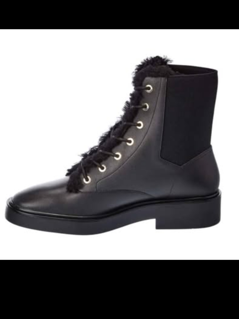 Stuart Weitzman Henley Chill Leather Combat Boot